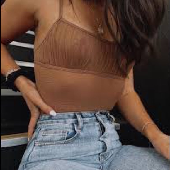 House of CB Posy taupe bodysuit - Picture 2 of 11